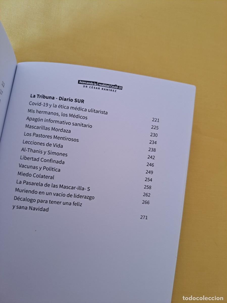 Libros: CESAR RAMIREZ - ACERCANDO LA REALIDAD COVID-19 - 2020 - Foto 5