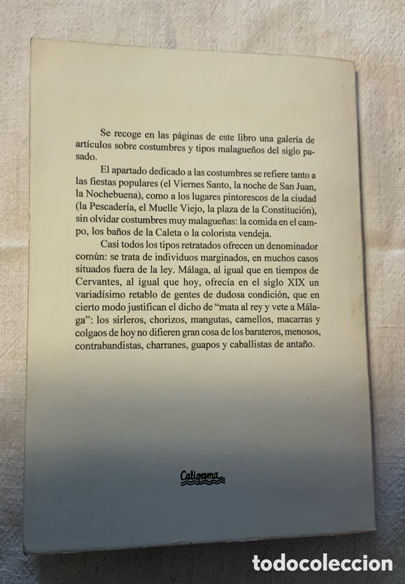 Libros: M&Aacute;LAGA, Tipos y costumbres. Jes&uacute;s Majada NEILA - Foto 8