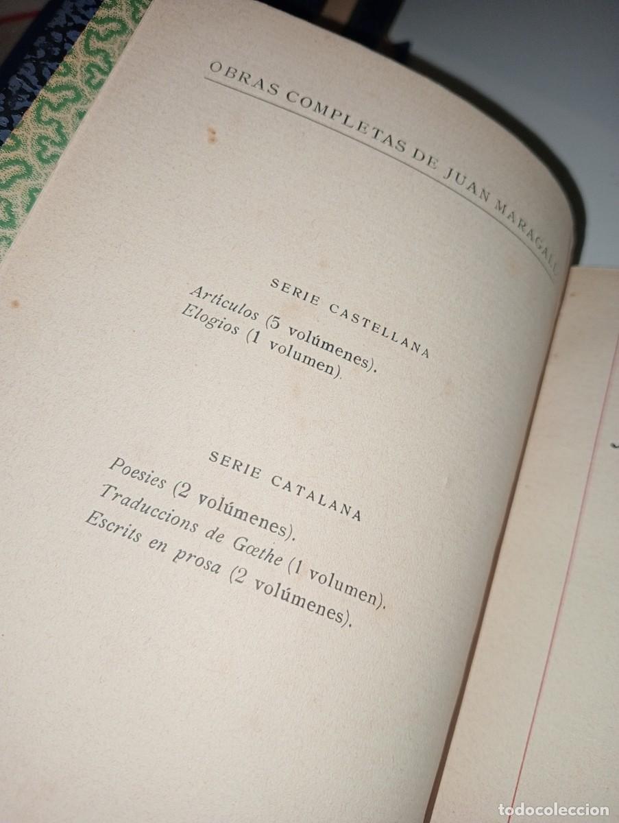 Libros: Obras completas de Joan Maragall - Foto 2