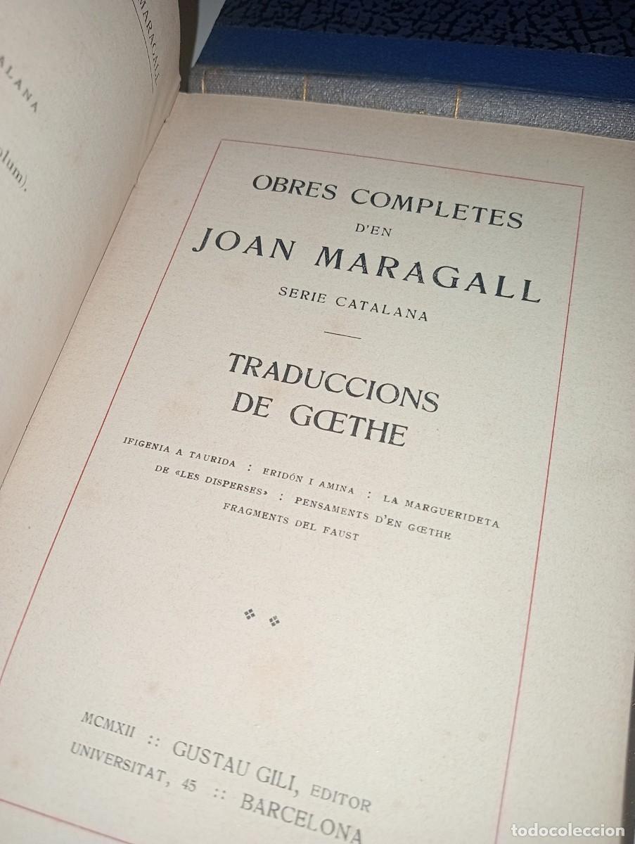 Libros: Obras completas de Joan Maragall - Foto 5