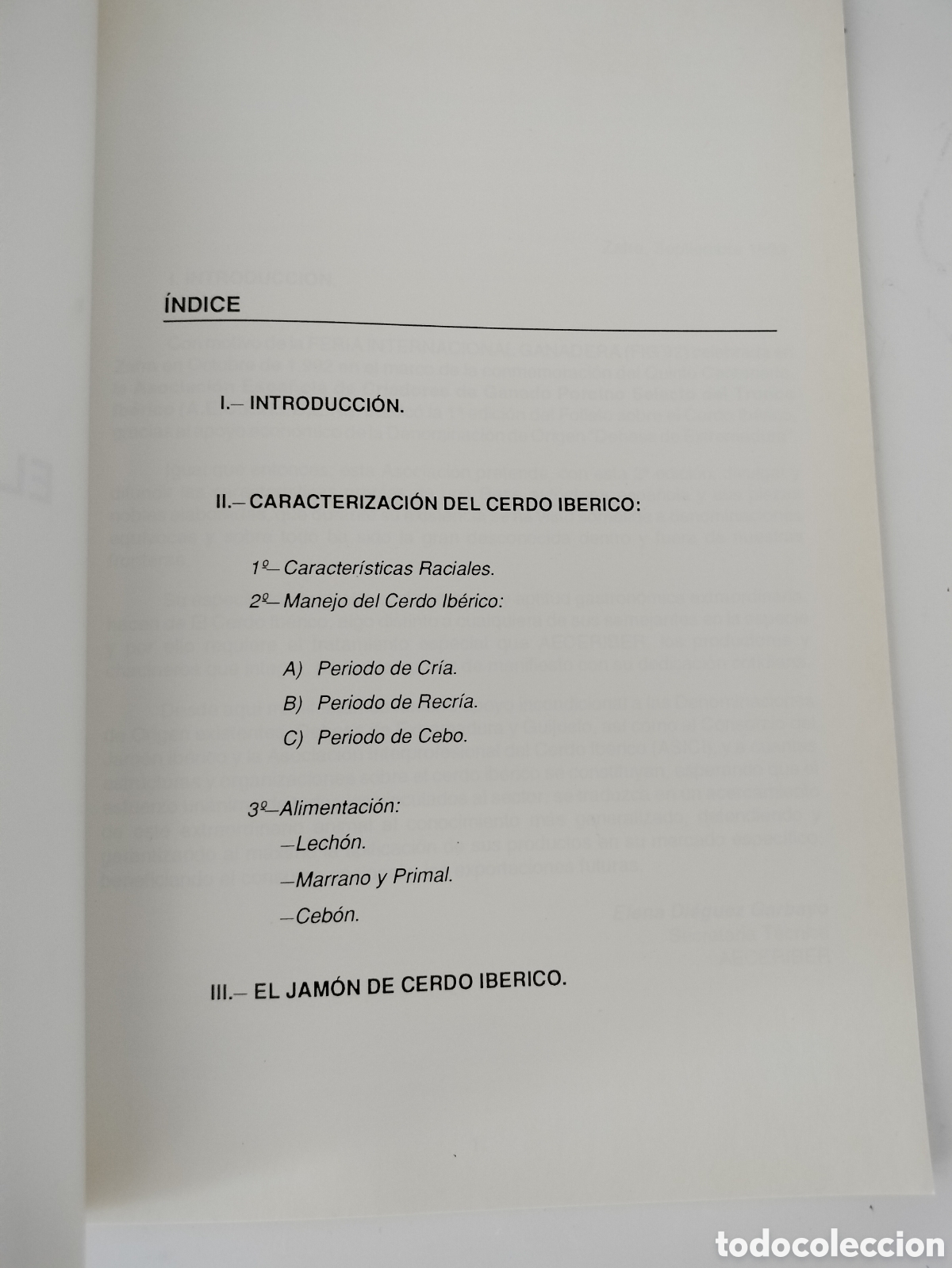 Libros: EL CERDO IB&Eacute;RICO. AECERIBER. DEHESA DE EXTREMADURA - Foto 2