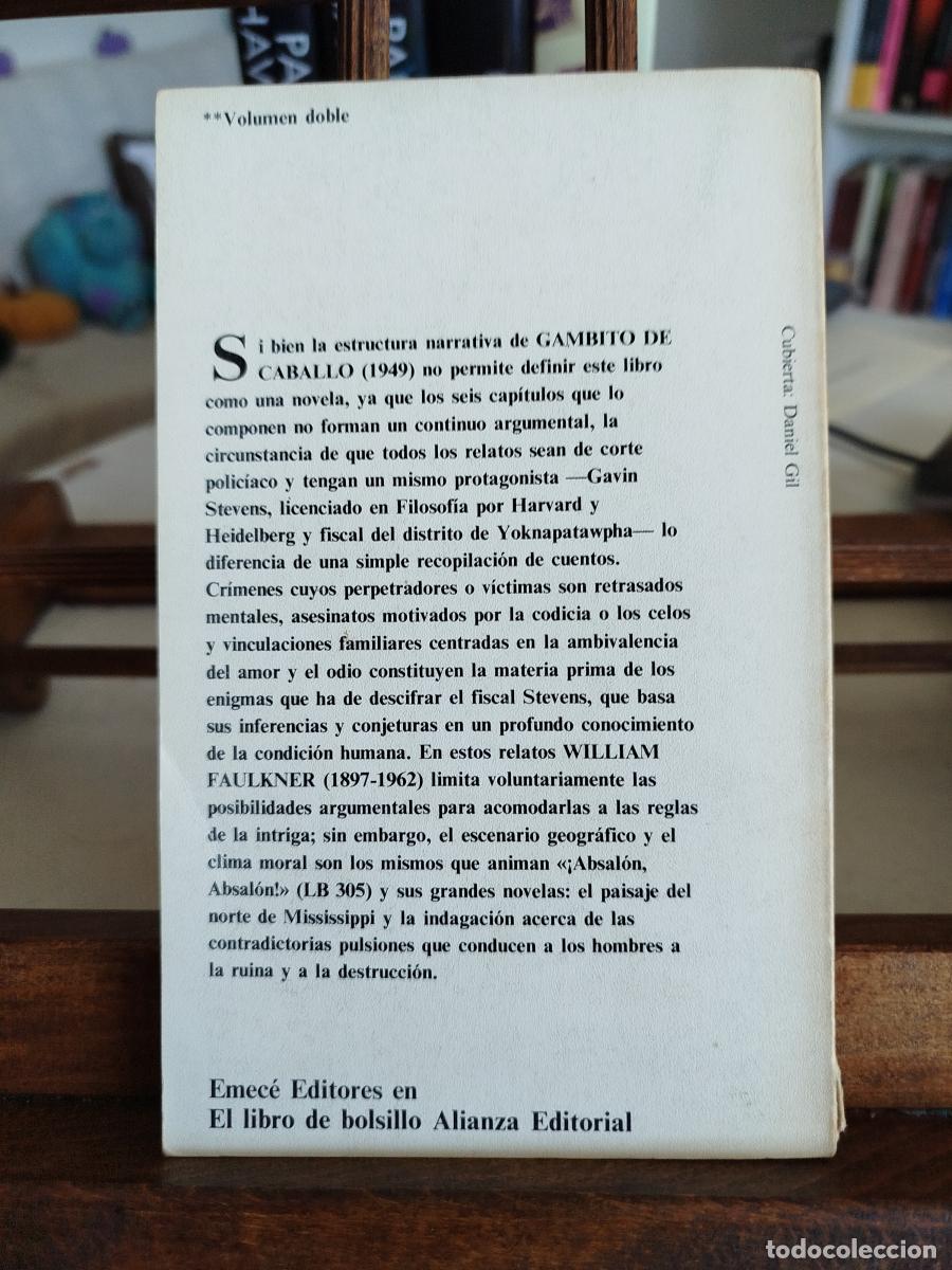 Libros: Gambito de caballo - Faulkner, William (1897-1962) - Foto 2