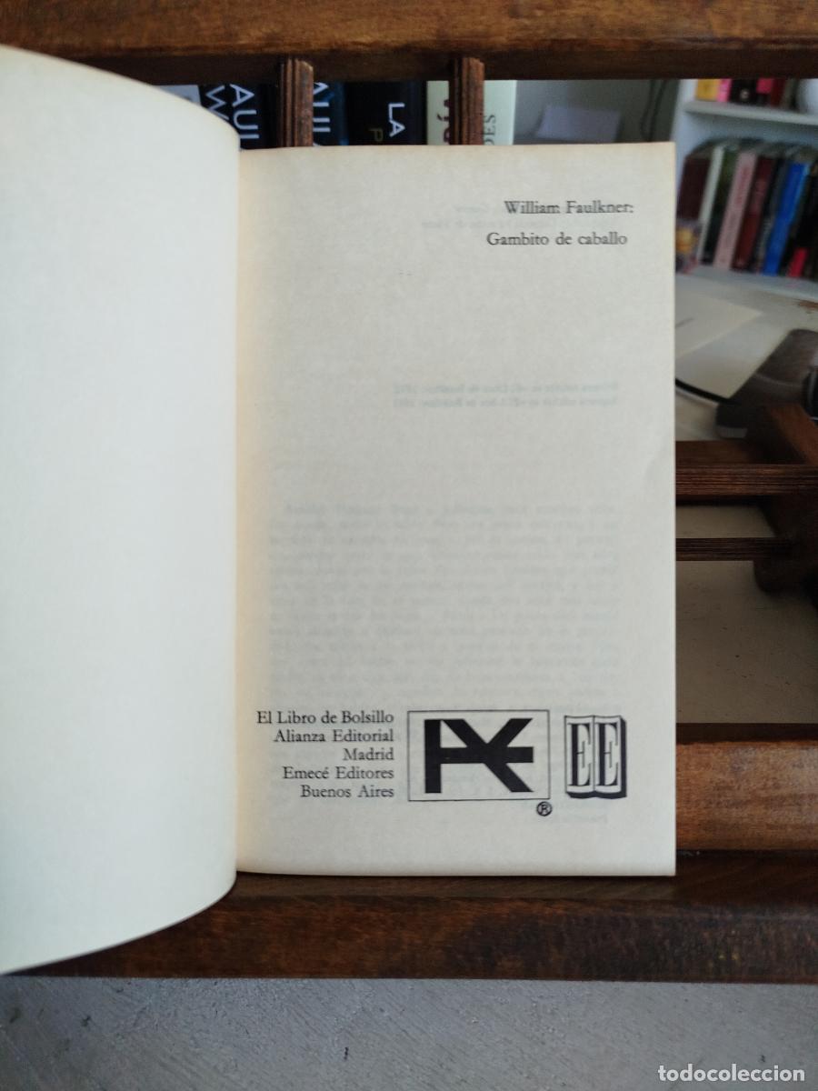 Libros: Gambito de caballo - Faulkner, William (1897-1962) - Foto 3