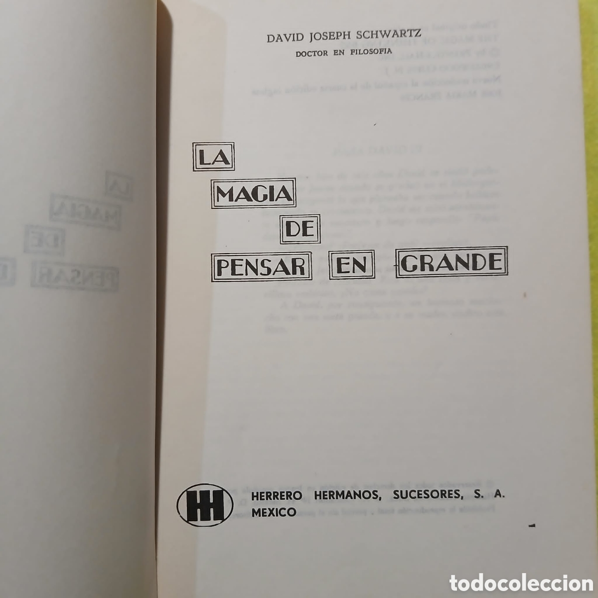 Libros: La Magia, pensar en grande, Schwartz - Foto 2