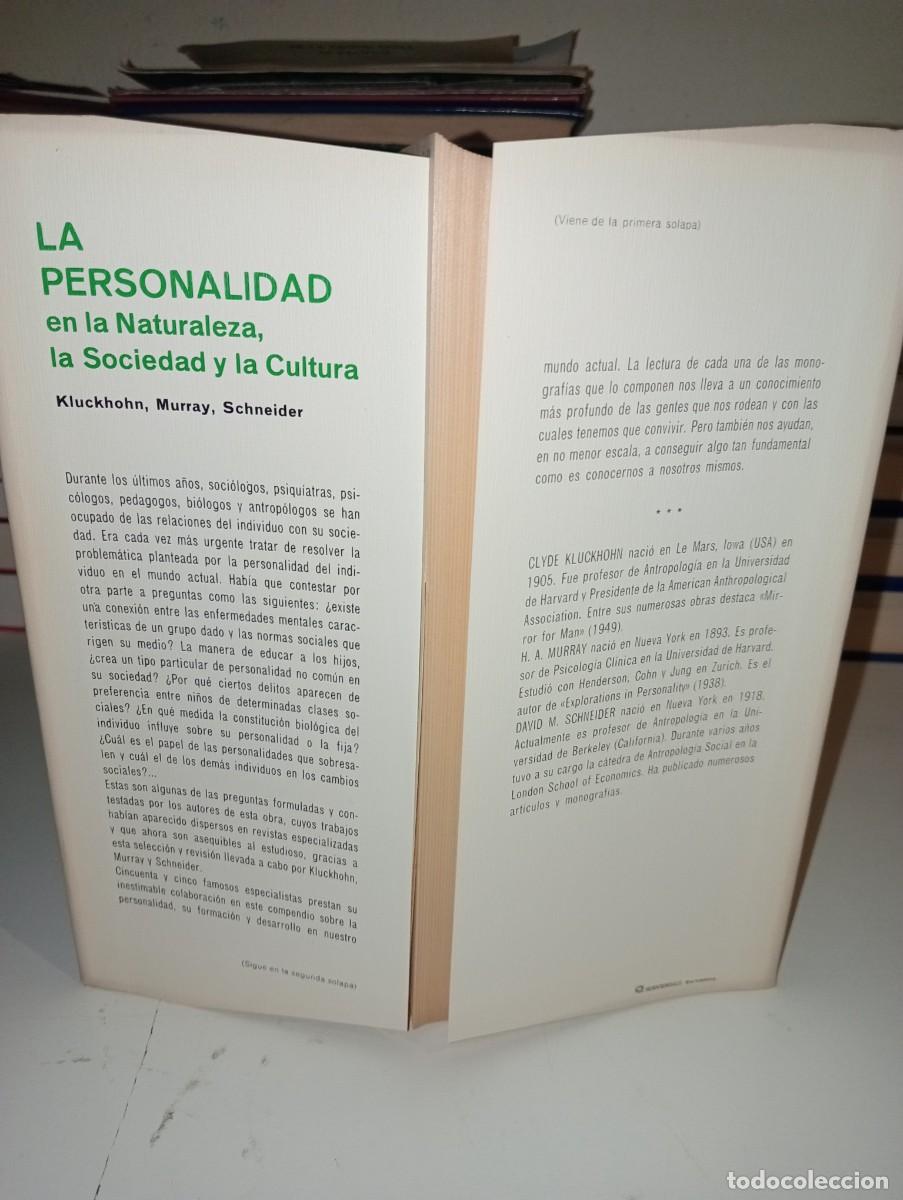 Libros: La personalidad. Kluckhohn, Murray, Schneider - Foto 13