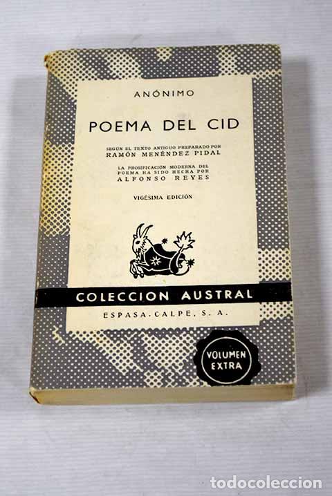 Libros: Poema del Cid: : Espasa-Calpe. - Foto 1
