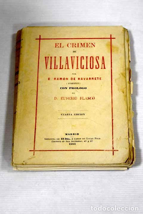 Libros: El crimen de Villaviciosa.- Navarrete, Ramon de - Foto 1