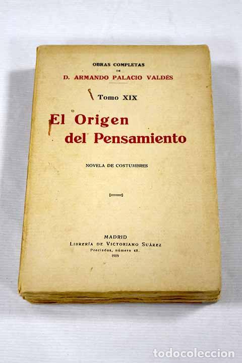 Libros: El origen del pensamiento.- Palacio Vald&eacute;s, Armando - Foto 1