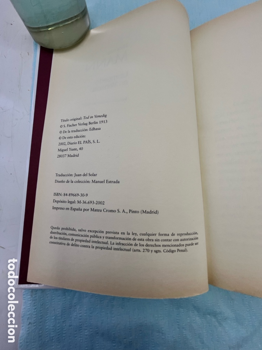Libros: LA MUERTE EN VENECIA - Thomas Mann - Foto 2