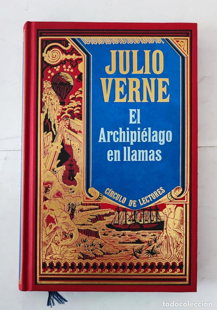 Libros: EL ARCHIPI&Eacute;LAGO EN LLAMAS - Julio Verne - Foto 1