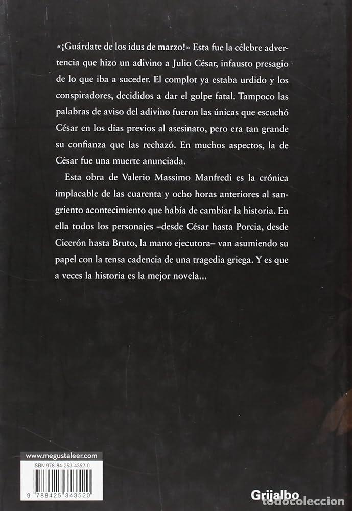 Libros: LOS IDUS DE MARZO - Valerio Massimo Manfredi - Foto 2