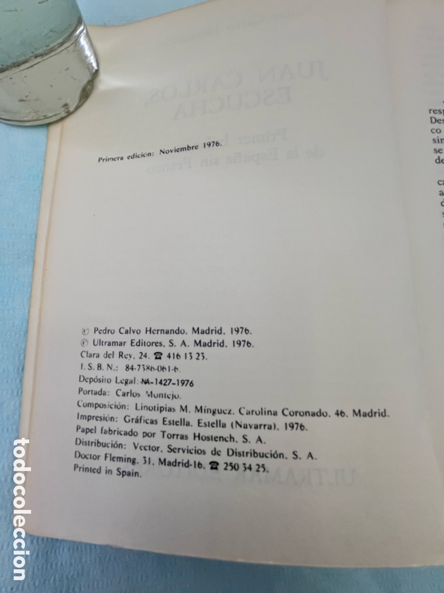 Libros: JUAN CARLOS, ESCUCHA - Pedro Calvo Hernando - Foto 3