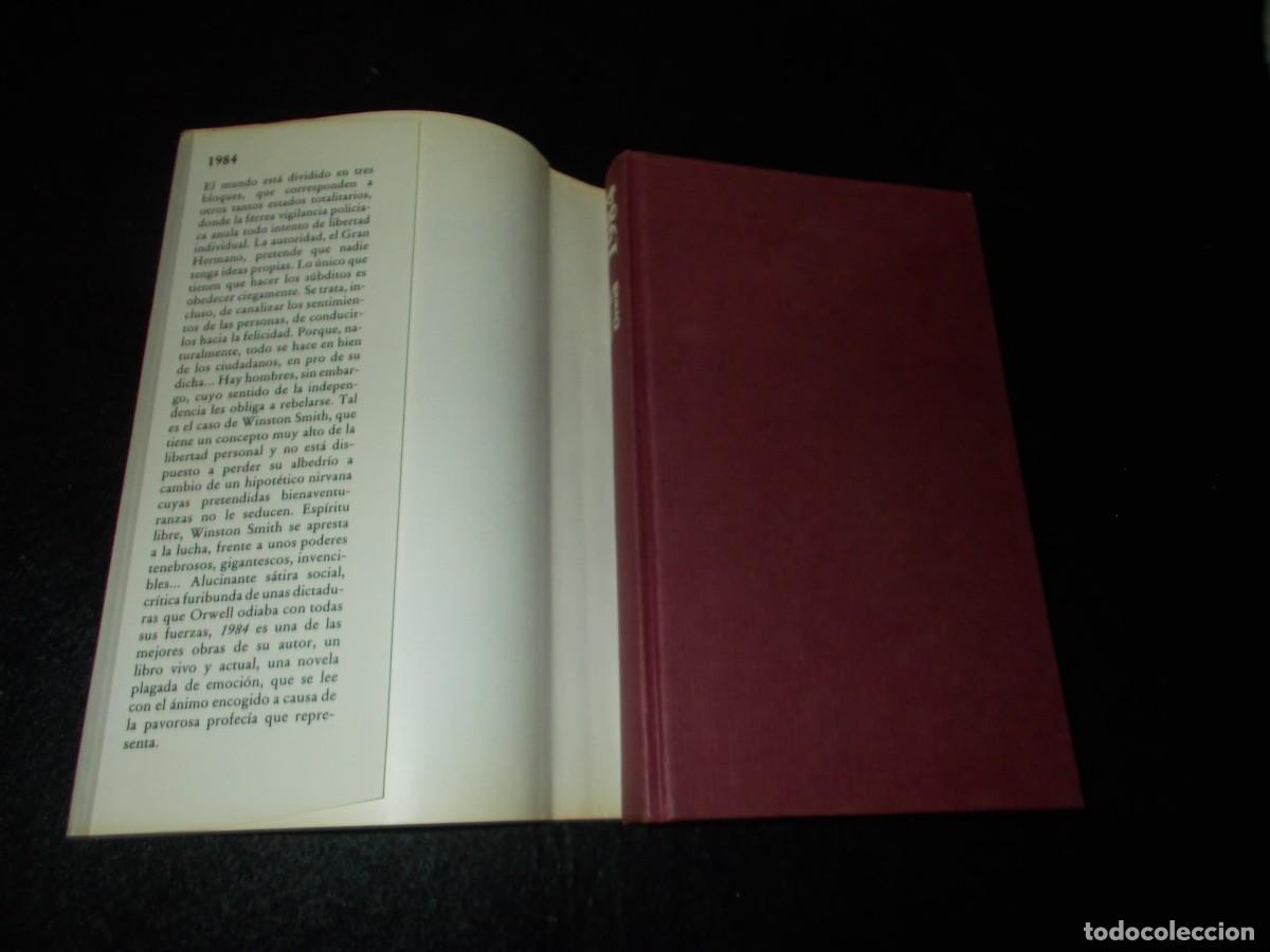 Libros: 1984, GEORGE ORWEL. C&iacute;rculo de Lectores 1985. Novela Libro - Foto 2