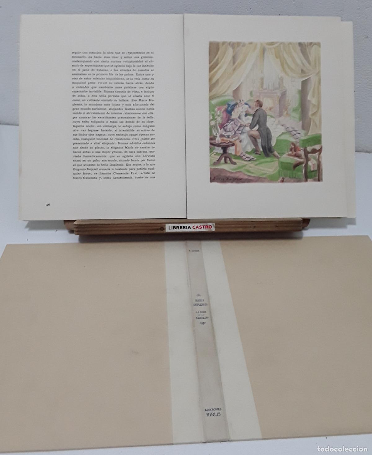 Libros: Maria Duplessis. La Dama de las Camelias. Numerado - Eduardo Aun&oacute;s. - Foto 4