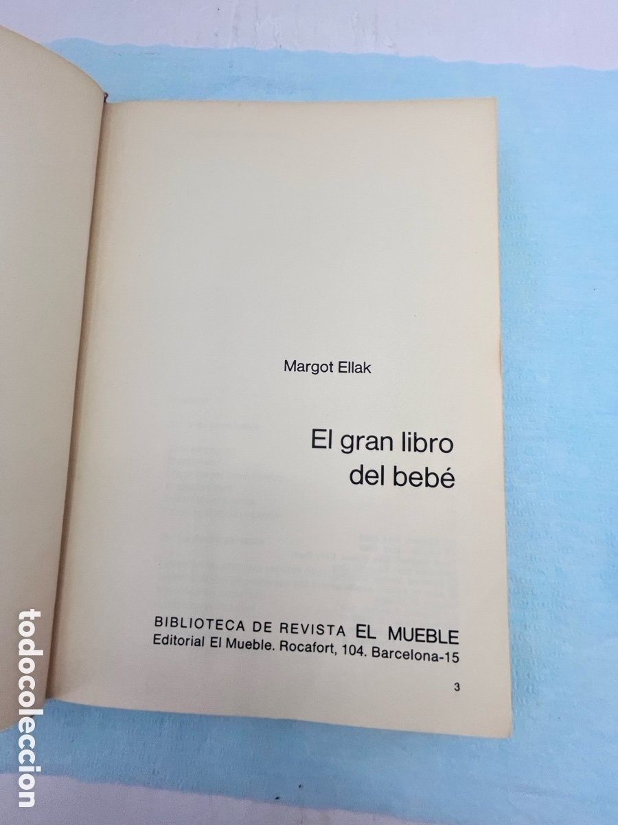 Libros: EL GRAN LIBRO DEL BEB&Eacute; - Margot Ellak - Foto 3