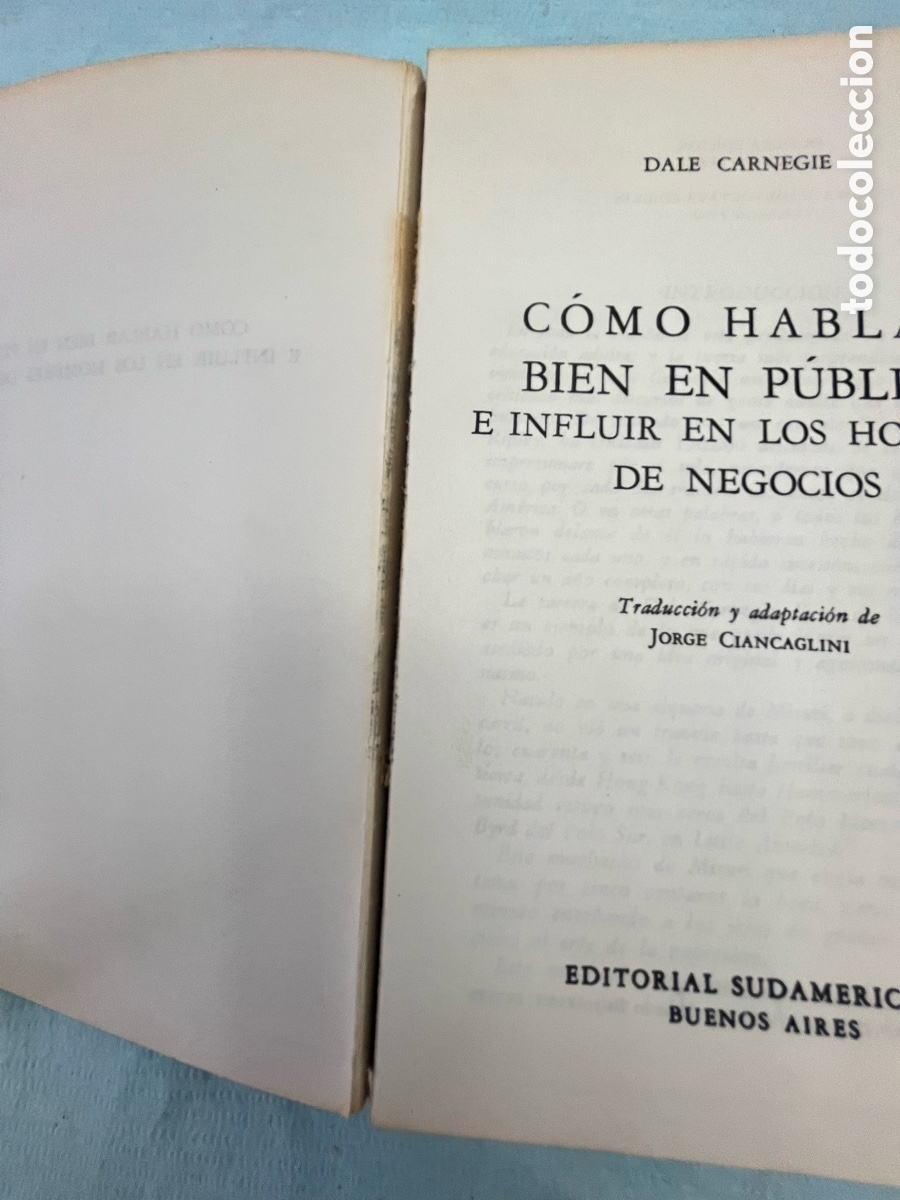 Libros: COMO HABLAR BIEN EN P&Uacute;BLICO - Dale Carnegie - Foto 2
