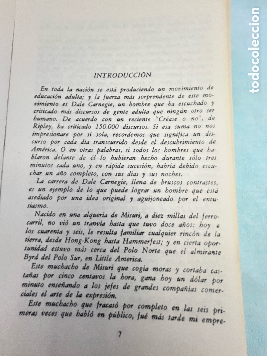 Libros: COMO HABLAR BIEN EN P&Uacute;BLICO - Dale Carnegie - Foto 6