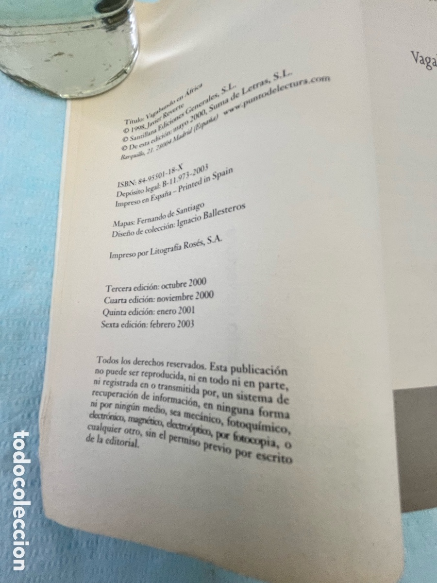 Libros: VAGABUNDO EN &Aacute;FRICA - Javier Reverte - Foto 3