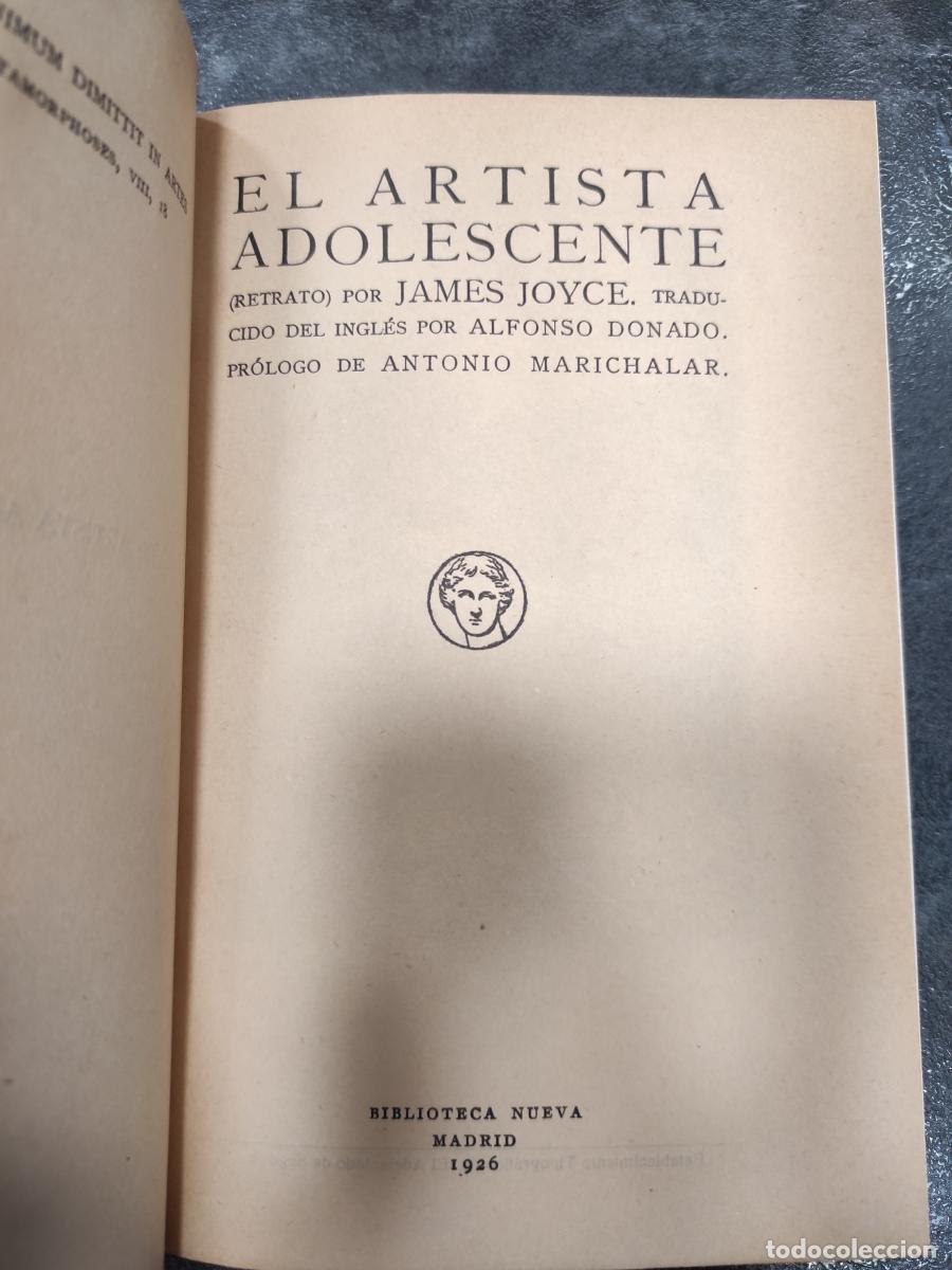 Libros: EL ARTISTA ADOLESCENTE - JOYCE, J - Foto 2