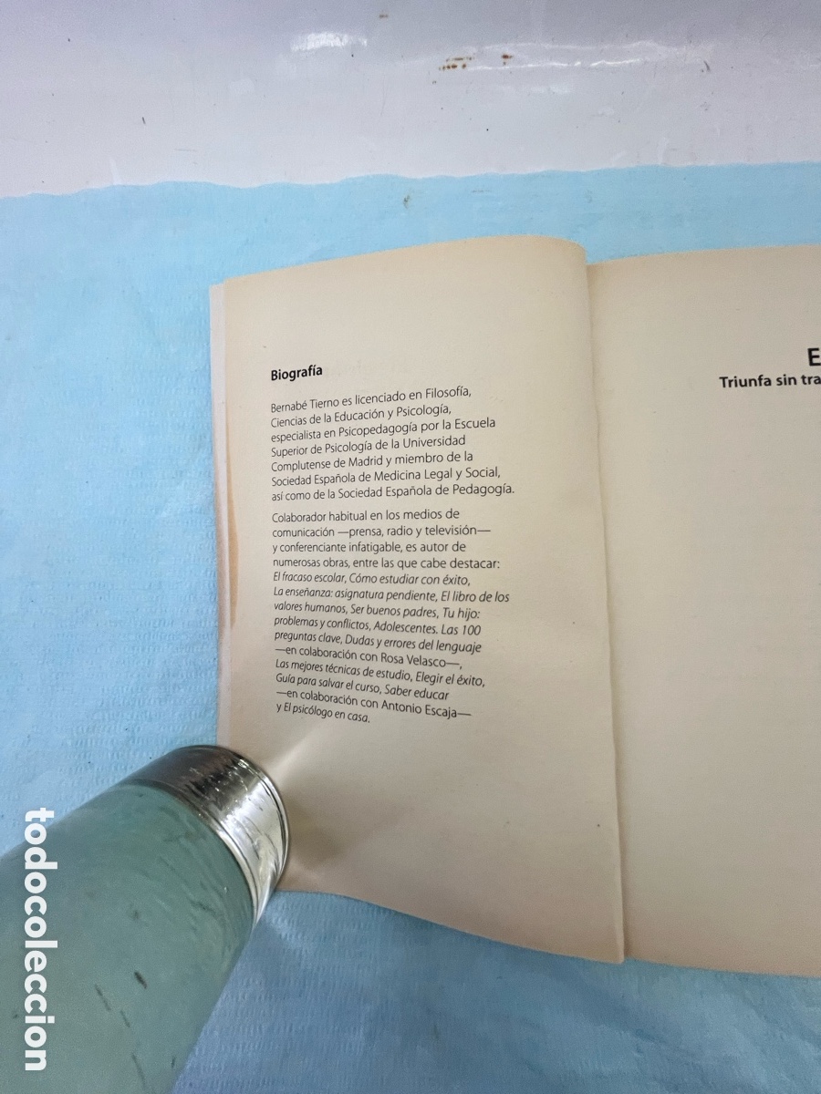 Libros: ELEGIR EL &Eacute;XITO - Bernab&eacute; Tierno - Foto 2
