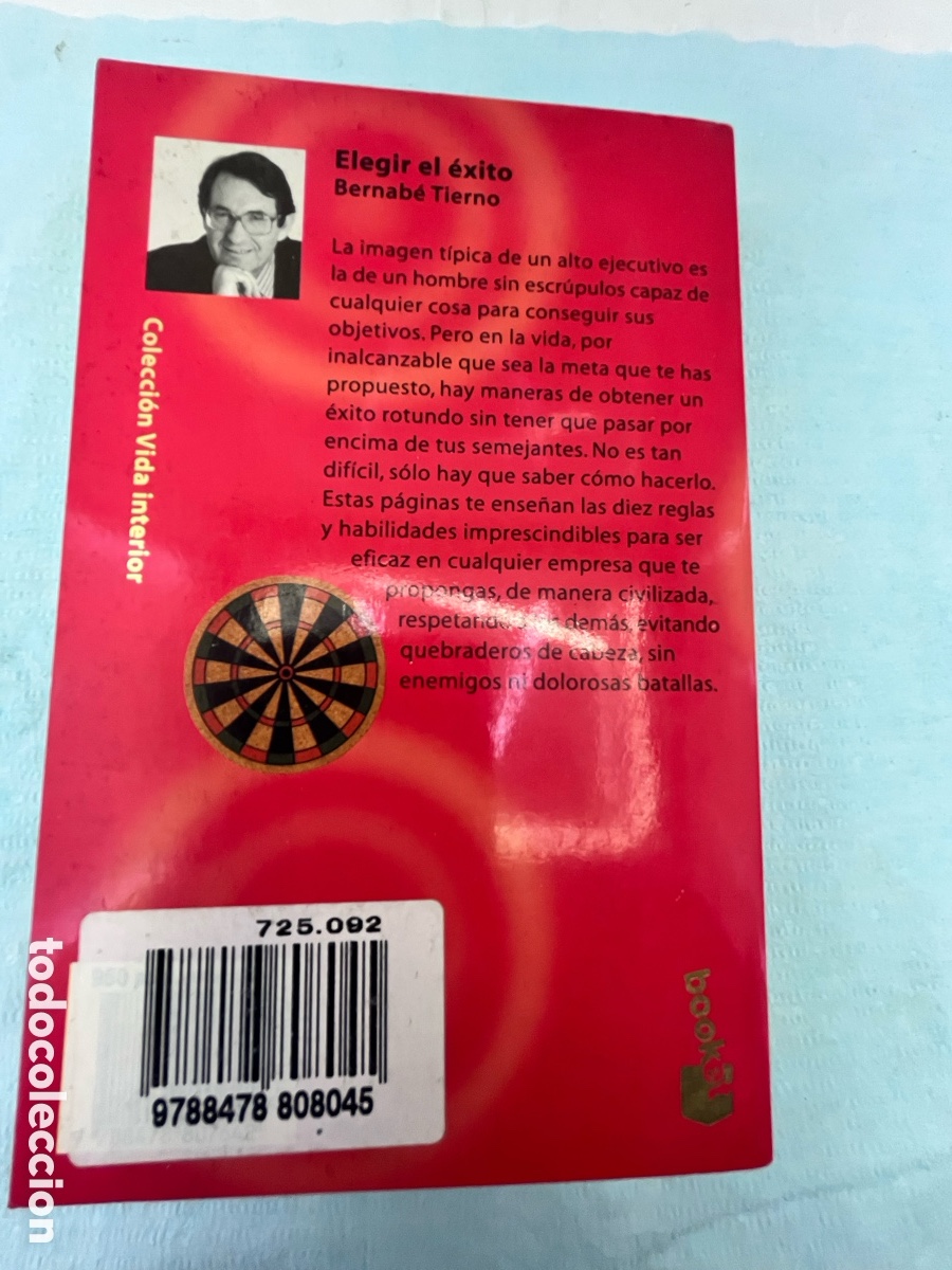 Libros: ELEGIR EL &Eacute;XITO - Bernab&eacute; Tierno - Foto 9