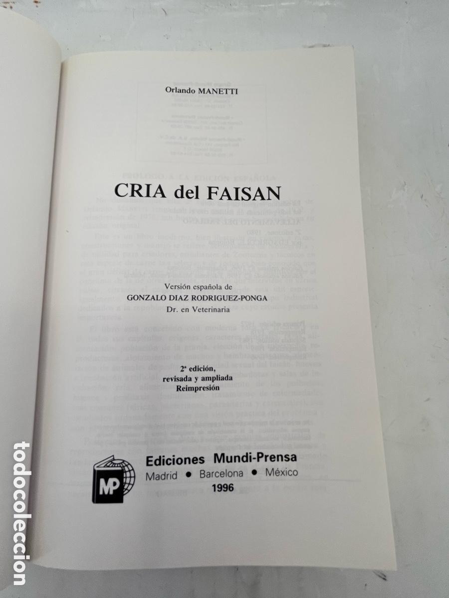 Libros: CR&Iacute;A DEL FAIS&Aacute;N - Orlando Manetti - Foto 2