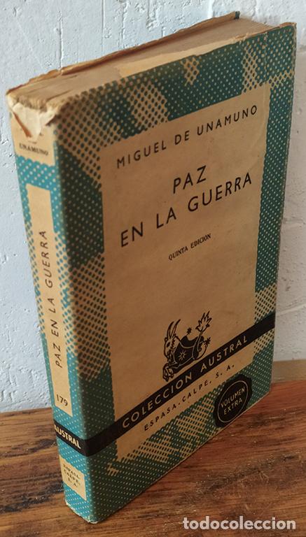 Libros: PAZ EN LA GUERRA - MIGUEL DE UNAMUNO - Foto 1