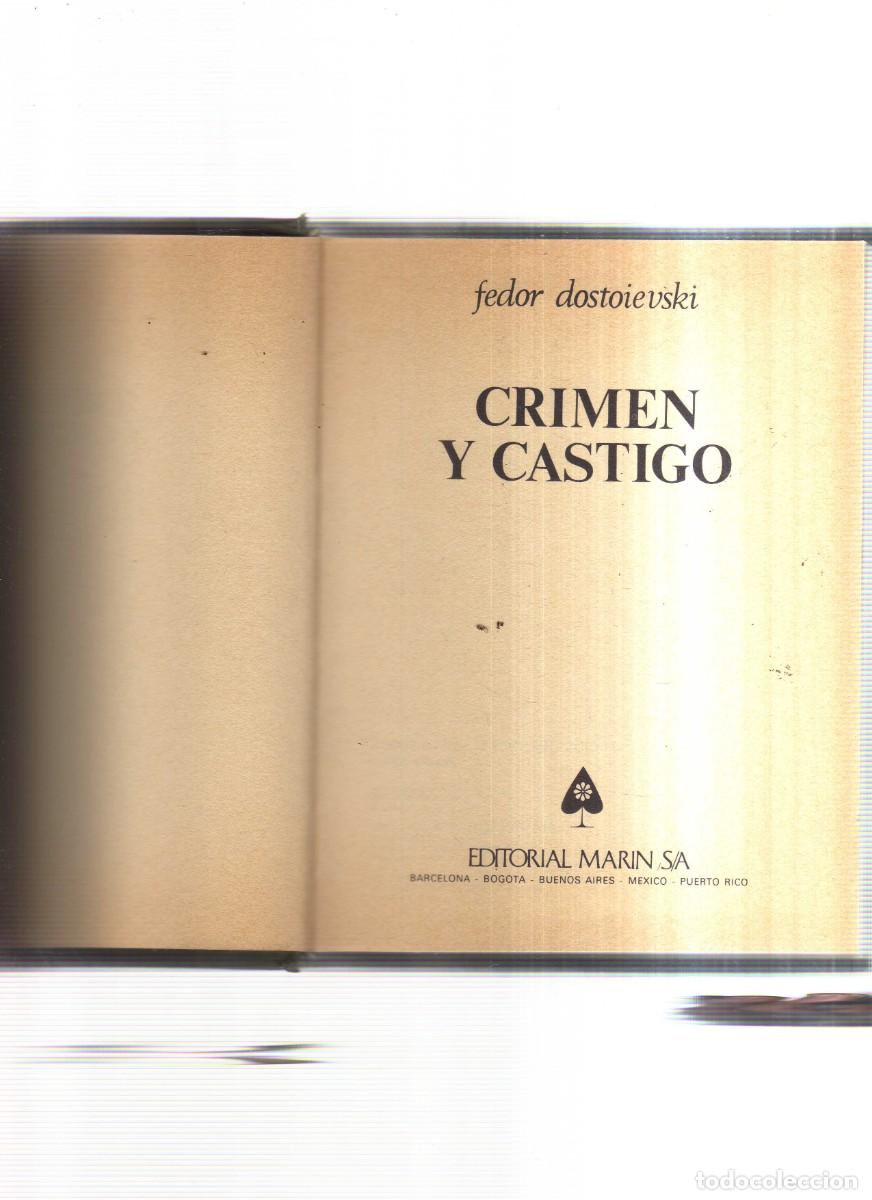 Libros: CRIMEN Y CASTIGO FERDOR DOSTOIEVSKI - Foto 2