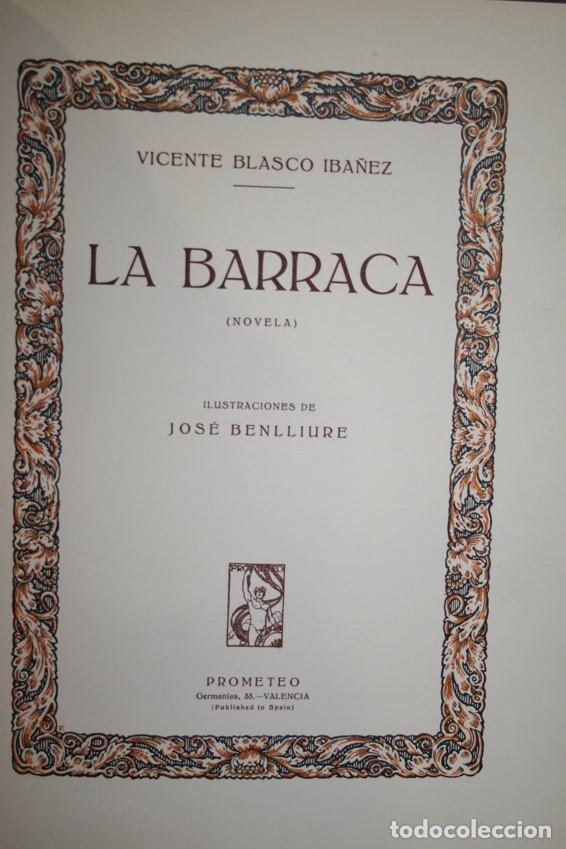 Libros: LA BARRACA (NOVELA) - BLASCO IB&Aacute;&Ntilde;EZ, Vicente - Foto 3