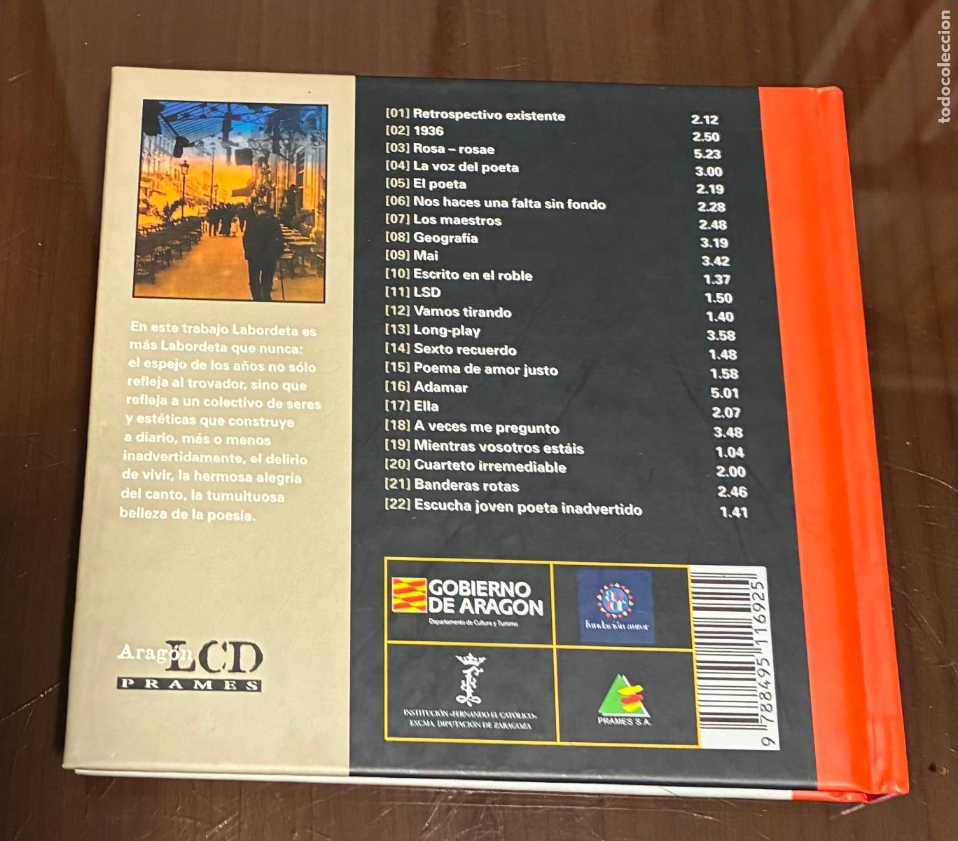 Libros: LABORDETA CON LA VOZ A CUESTAS Librillo + CD - Foto 2
