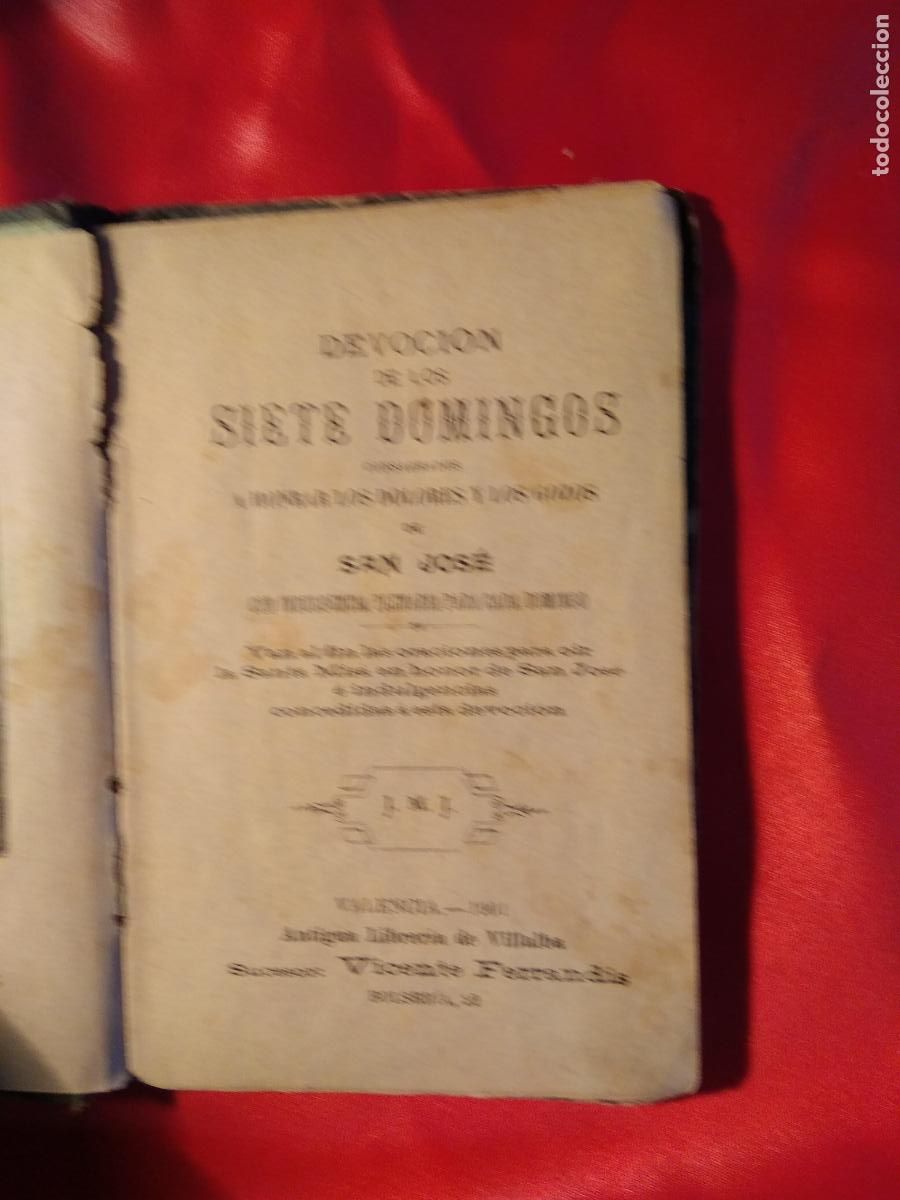 Libros: Devocion de los Siente Domingos de San Jos&eacute; REI.754 - Foto 3