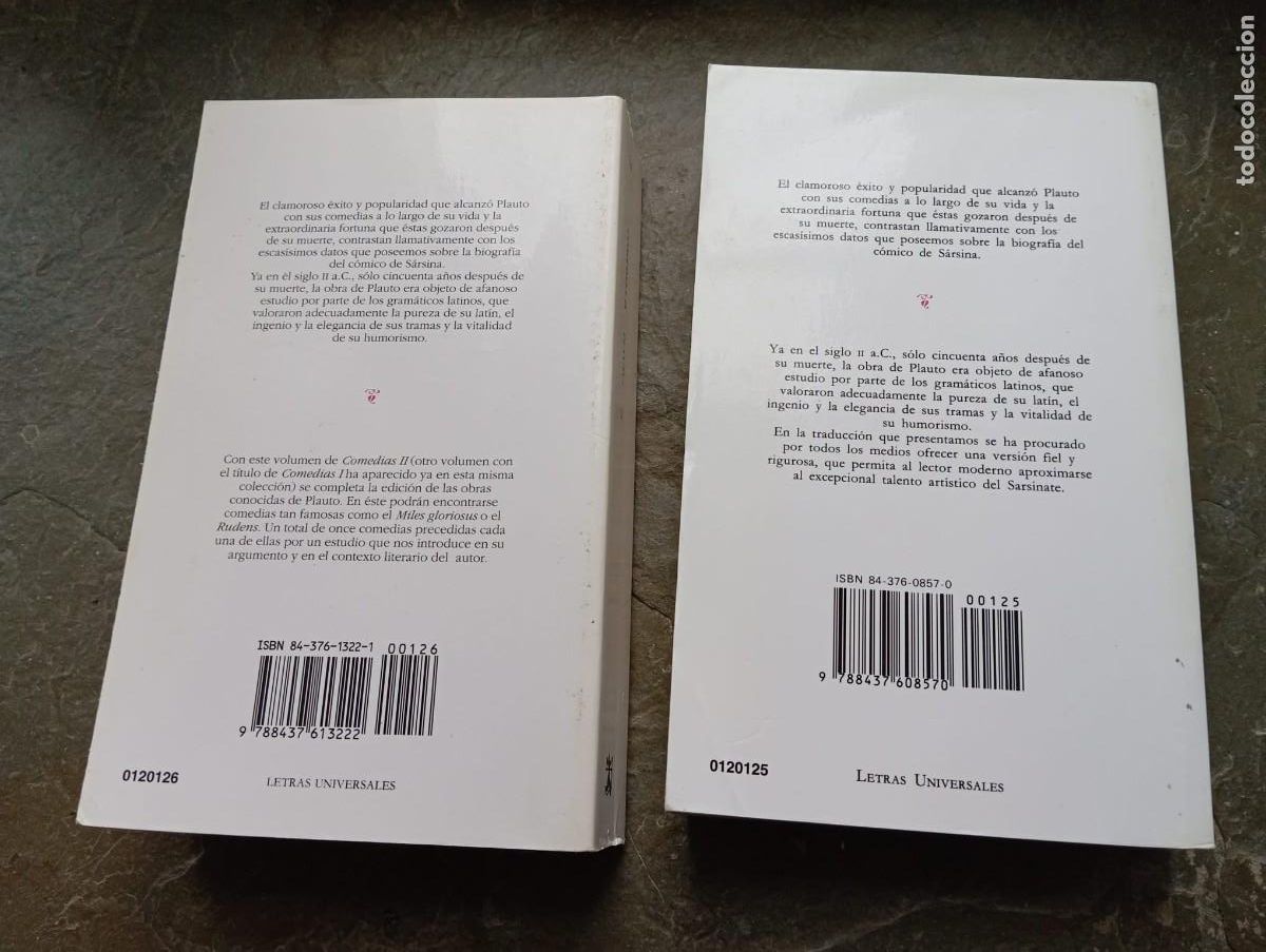 Libros: COMEDIAS I y II (2 TOMOS) - Plauto - Foto 3