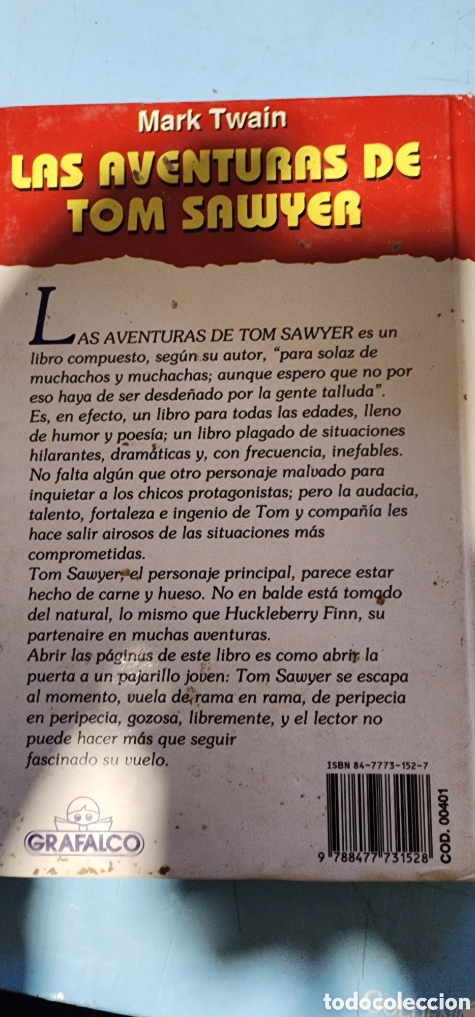 Libros: Libro vintage Mark Twain Las AVENTURAS DE TOM SAWYER - Foto 2