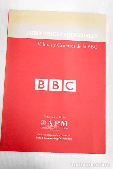 Libros: Directrices editoriales: valores y criterios de la BBC - Foto 1