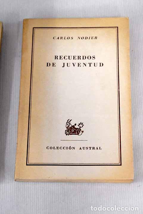 Libros: Recuerdos de juventud.- Nodier, Charles - Foto 1