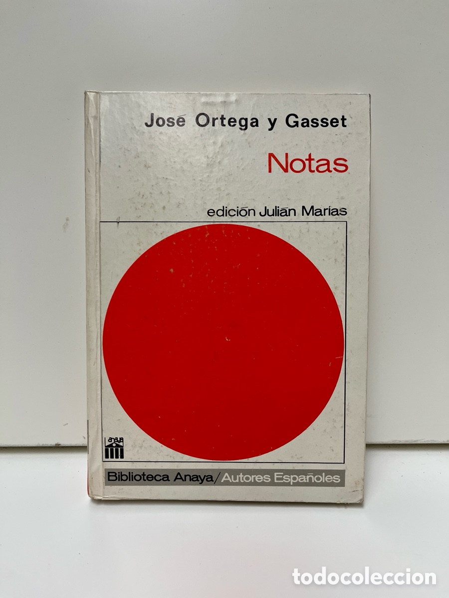 Libros: Notas. Jos&eacute; Ortega y Gasset. - Foto 1