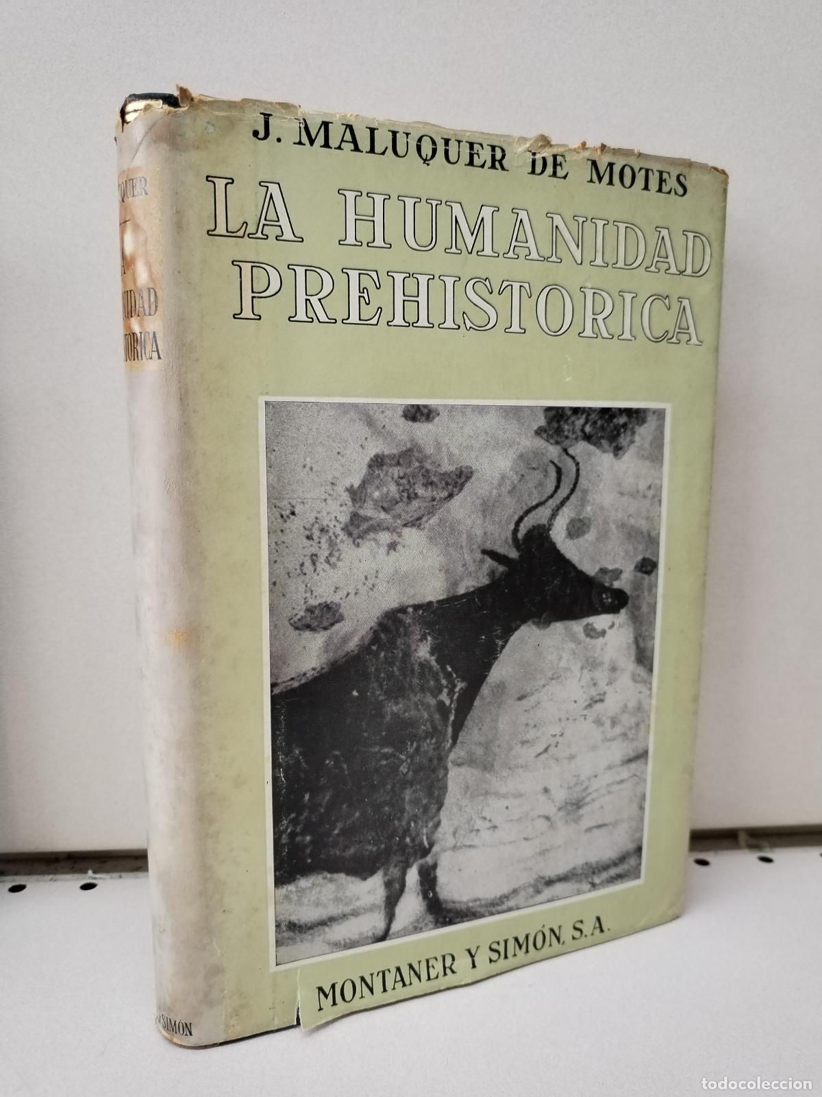Libros: LA HUMANIDAD PREHISTORICA - J. MALUQUER DE MOTES - Foto 1