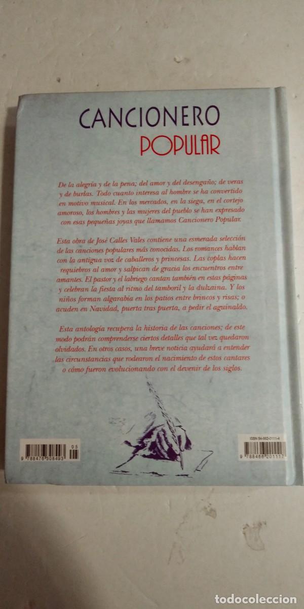 Libros: Cancionero popular Jos&eacute; Calles Vales - Foto 2
