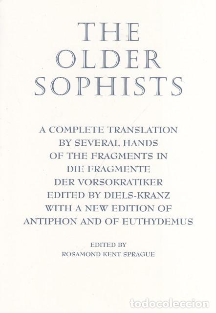 Libros: The Older Sophists - Kent Sprague, Rosamond - Foto 1