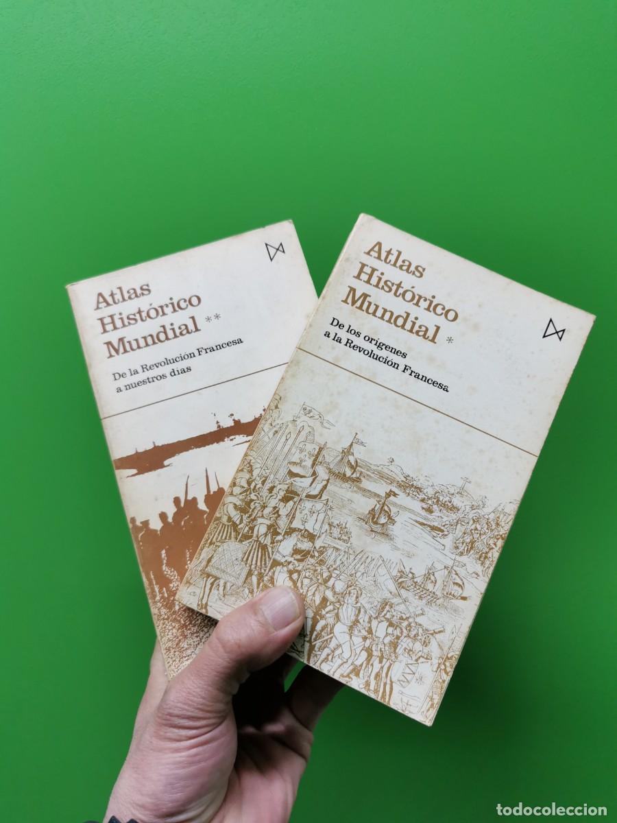 Libros: ATLAS HISTORICO MUNDIAL. LOS DOS TOMOS. EDICIONES ISTMO - Foto 1