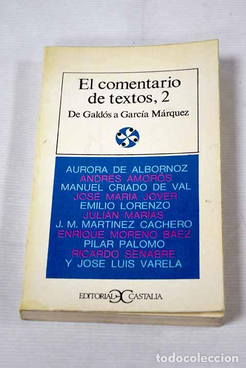 Libros: El comentario de textos, tomo II - Foto 1