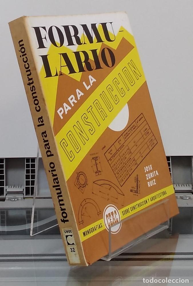 Libros: Formulario para la construcci&oacute;n - Jos&eacute; Zurita Ruiz - Foto 1