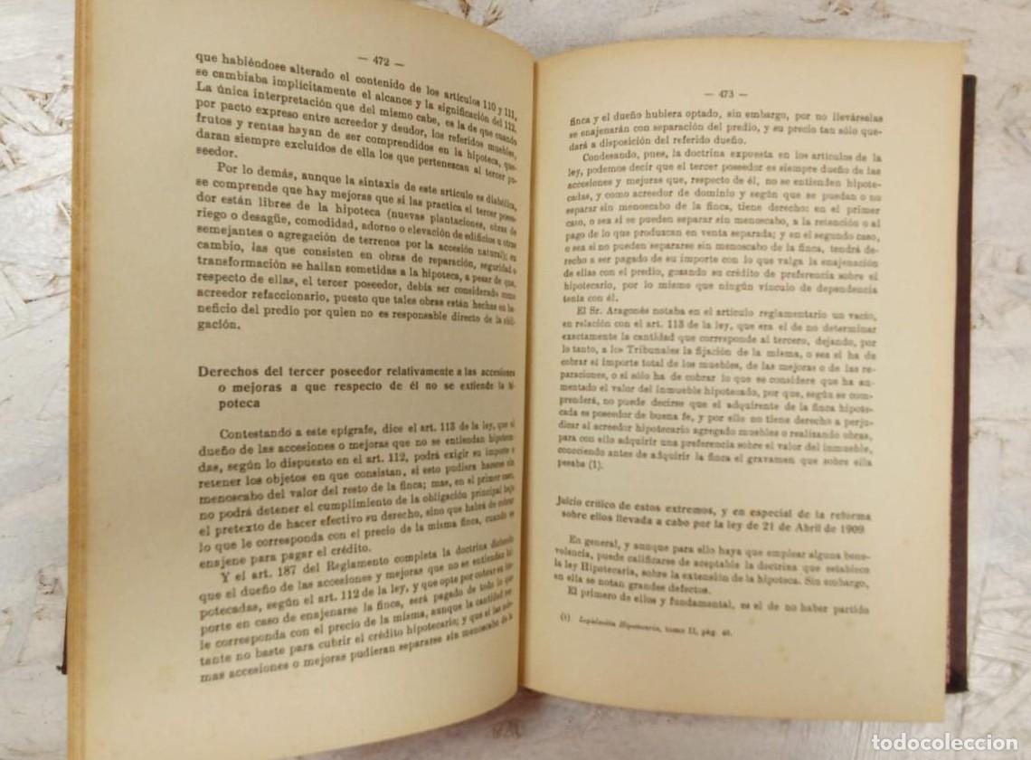 Libros: LEGISLACI&Oacute;N HIPOTECARIA - CAMPUZANO - - Foto 2