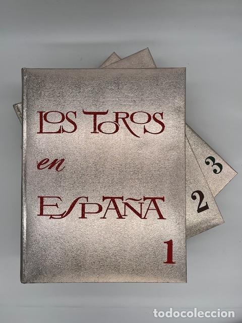 Libros: VVAA. - Los toros en Espa&ntilde;a. 3 Volumenes. - Foto 1