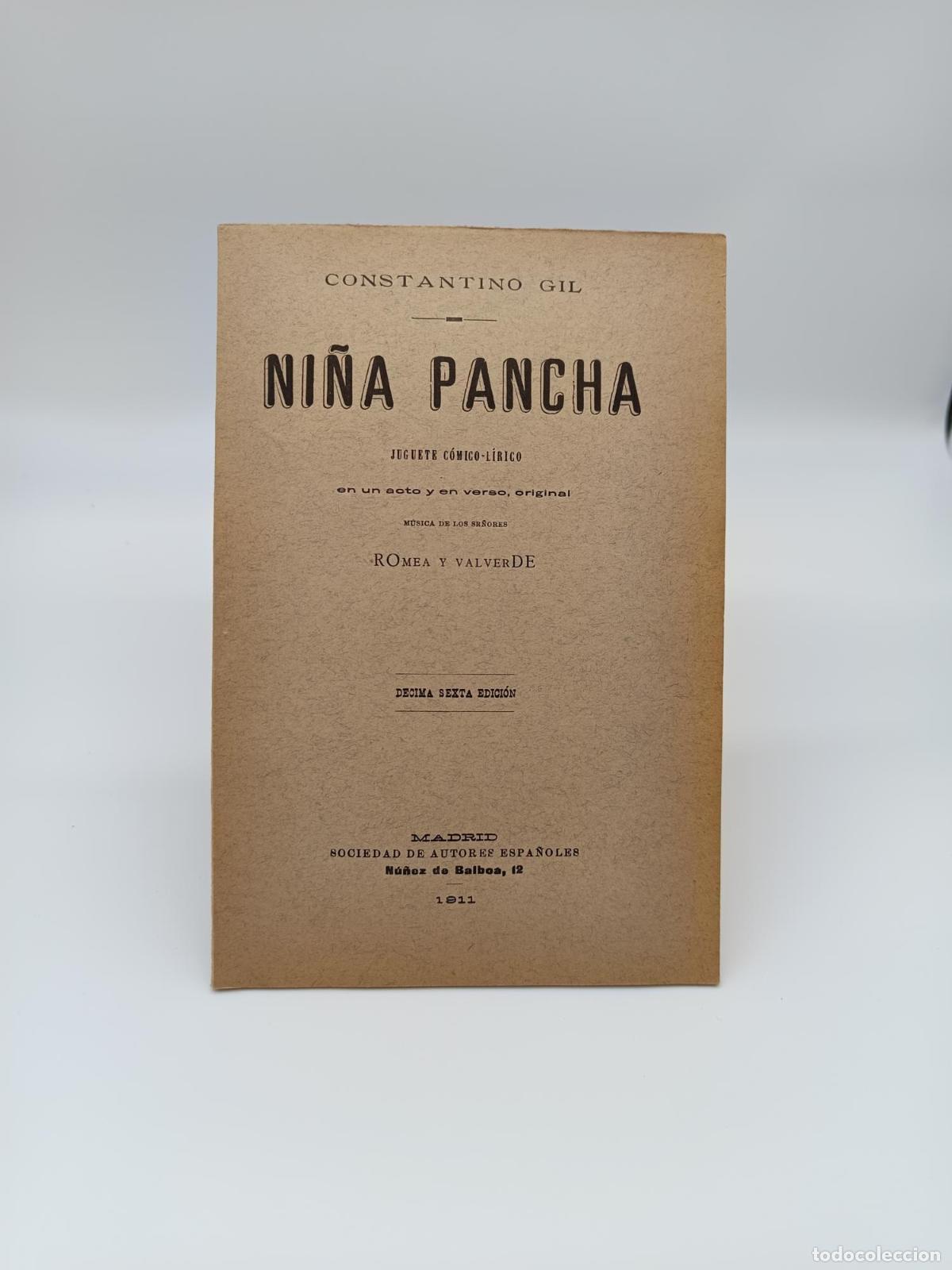 Libros: GIL, Constantino - Ni&ntilde;a pancha. - Foto 1