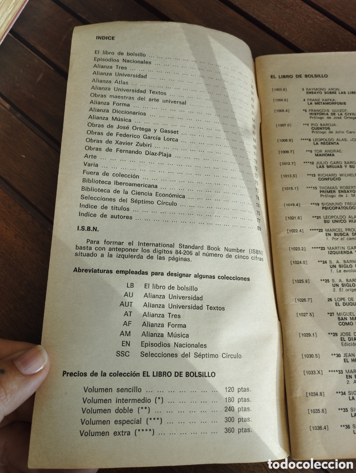 Libros: ALIANZA EDITORIAL COLECCIONES ENERO 1982 CATALOGO EDITORIAL - Foto 3