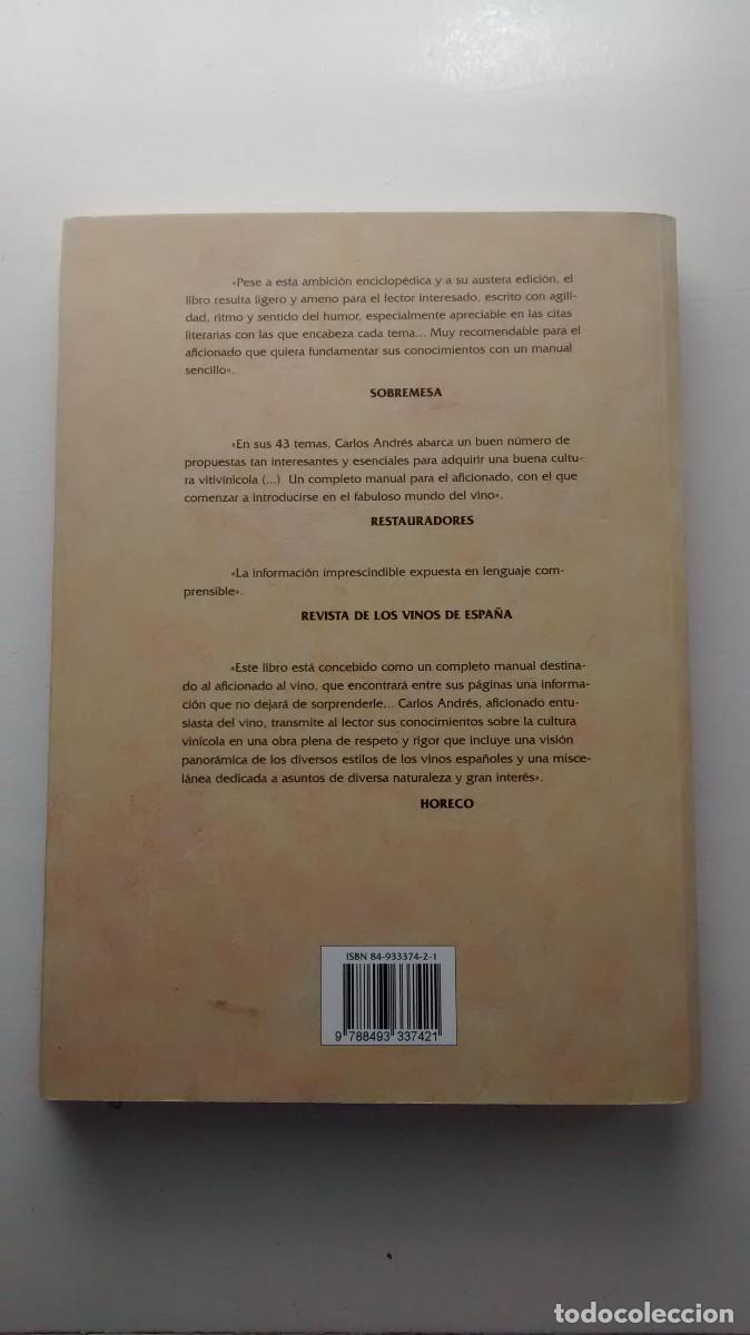 Libros: 43 temas sobre el vino - Carlos Andr&eacute;s - Foto 2