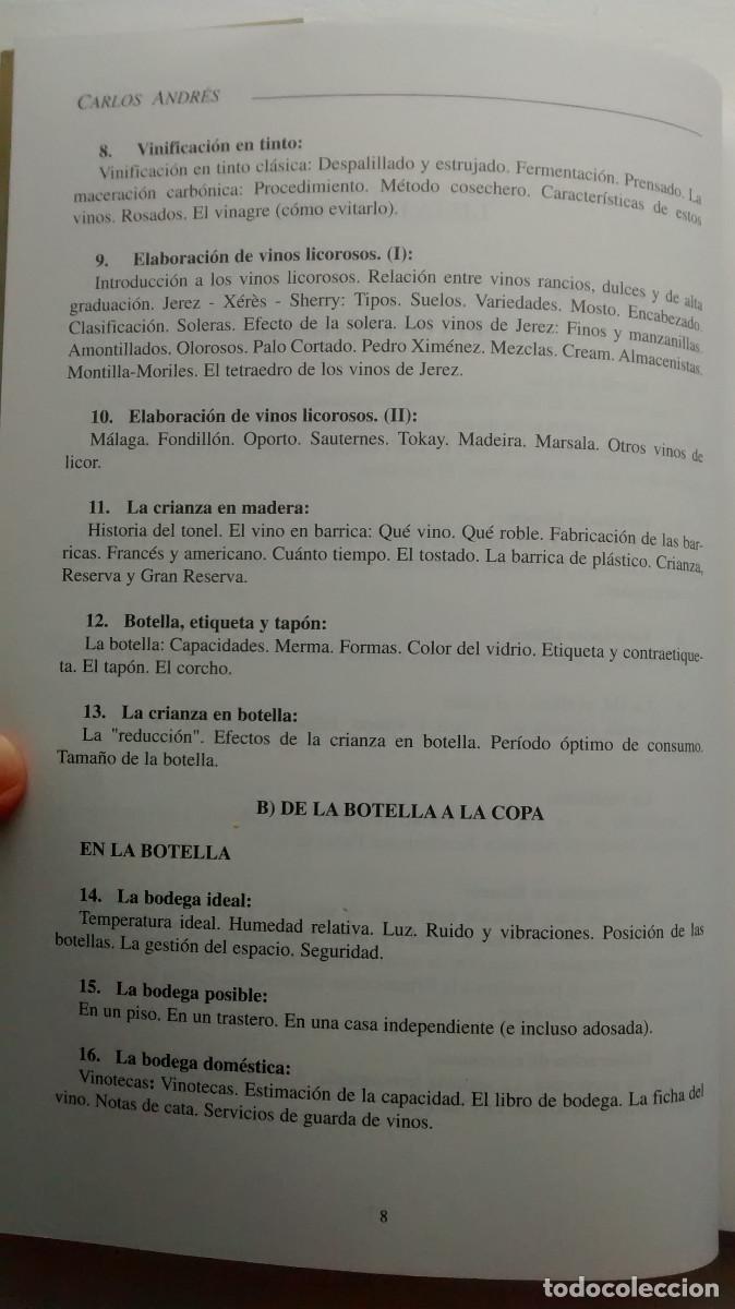 Libros: 43 temas sobre el vino - Carlos Andr&eacute;s - Foto 6