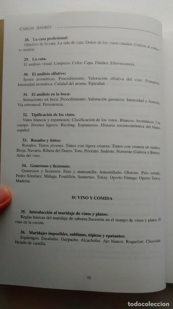 Libros: 43 temas sobre el vino - Carlos Andr&eacute;s - Foto 8