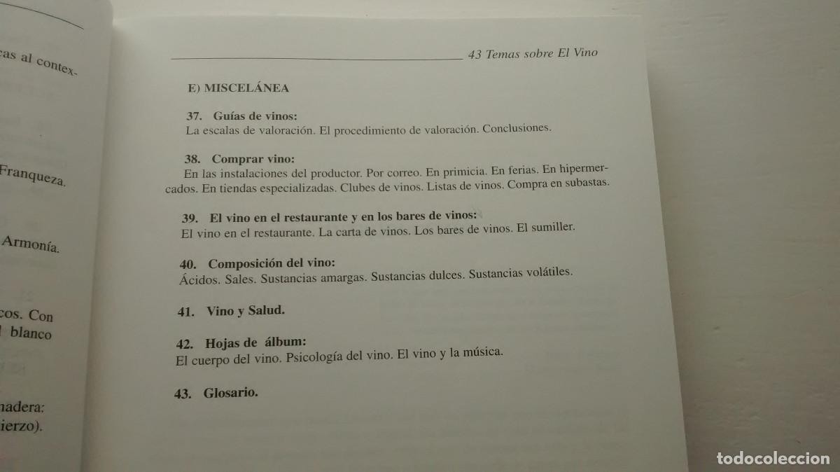 Libros: 43 temas sobre el vino - Carlos Andr&eacute;s - Foto 9